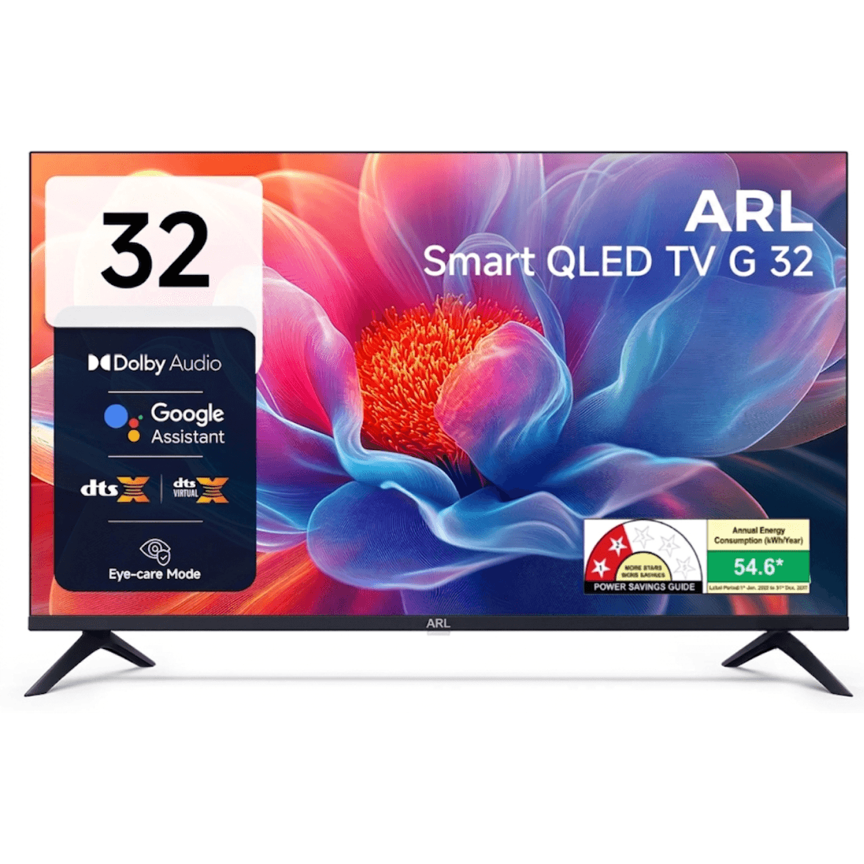 ARL 32-Inch QLED Smart Android TV front view